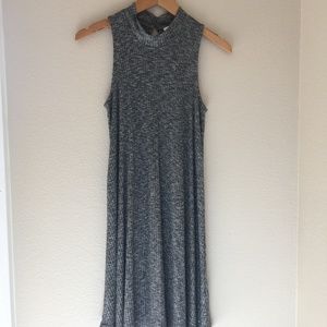 💛Hollister Grey Heathered High Neck Dress